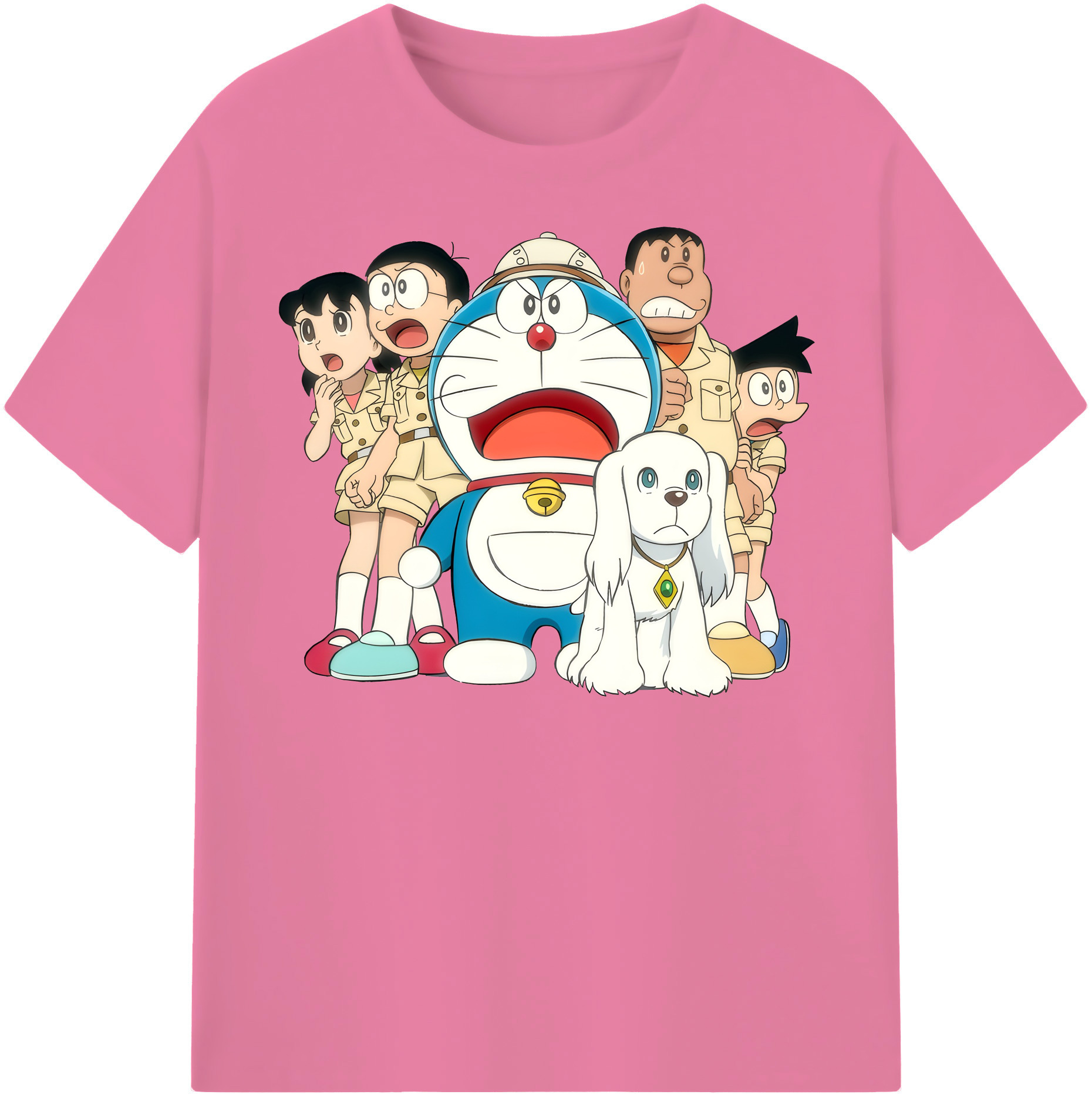 （画像用） ドラえもん Doraemon 綿100％半袖Tシャツ（フロントプリント）